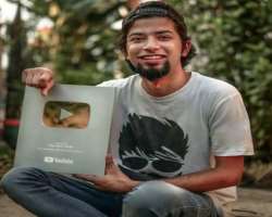 He earned a golden play button on YouTube in May 2023.
